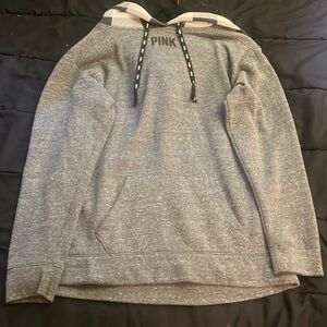Victoria Secret “PINK” Grey and Black hoodie!!